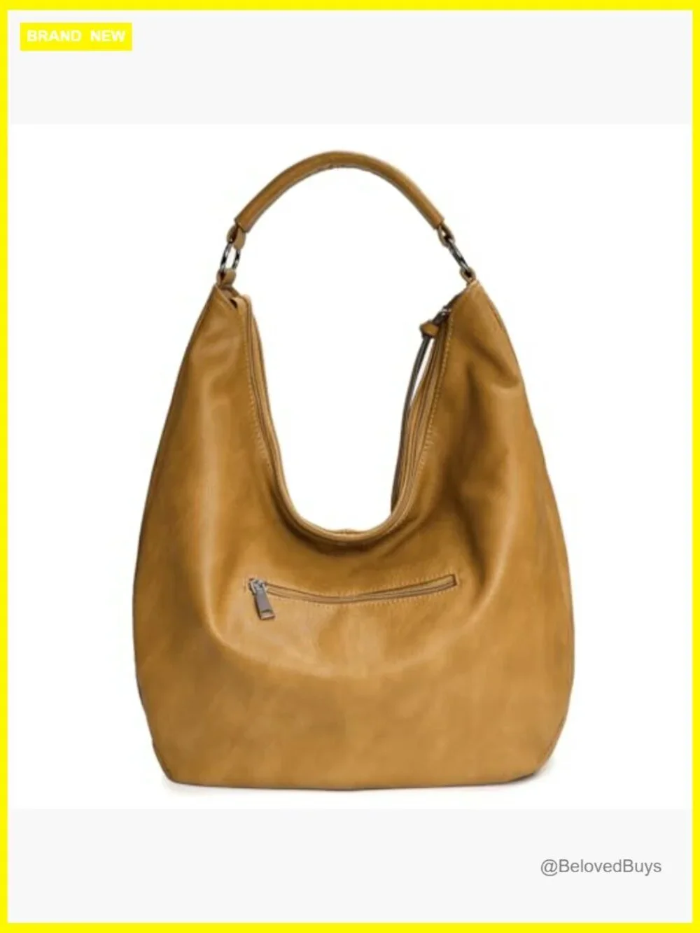Hobo Shoulder Bag Soft Leather Tote Purse with Adjustable Crossbody Strap